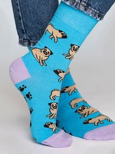 Носки «Свой собственный дед», р-р 42-46, голубые