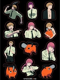 Стикерпак «Chainsaw Man #3»