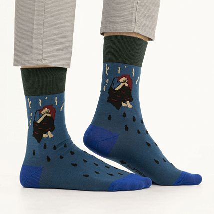 Носки «Алёнушка», р-р 38-41, серые, фото 2.