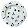 Тарелка ручной работы Slowday Ceramics с синими розочками, керамика, 19 см, превью фото 1