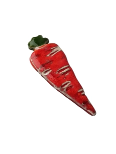 Брошь из керамики КерамЕлКа «Морковка»