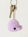 Плюшевый брелок ЦИЛИНСКАЯ «Кит», сиреневый, превью фото 3