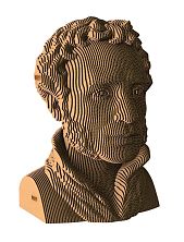 Картонный конструктор 3D «Пушкин»