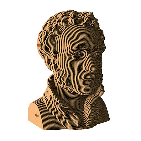 Картонный конструктор 3D «Пушкин»
