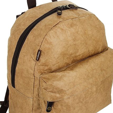Рюкзак Ranzel Bags «Torvi Kraft», крафт, тайвек, бежевый, фото 2.