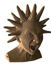 Картонный конструктор 3D «Горшок (Михаил Горшенев)»