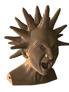 Картонный конструктор 3D «Горшок (Михаил Горшенев)»