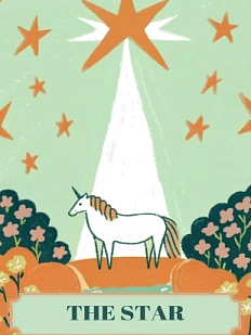 Открытка Таро Звезда (The Star)