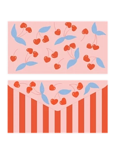 Конверт для денег «Вишенки»