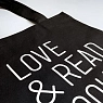 Сумка шоппер «Love and read», чёрный, превью фото 2