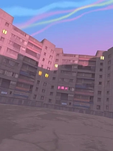 Открытка ШКЯ «Вечер», А6