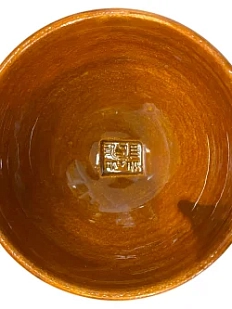 Пиала ручной работы Керумбия, коричневая, керамика