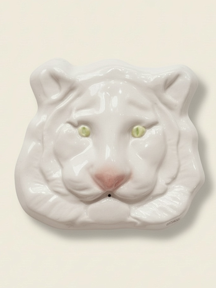 Подставка под благовония «Тигр», белая, керамика, фото 2.