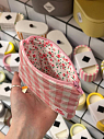 Мини-кошелёк ручной работы АМИ (Ami lé sac), розовая клетка, превью фото 2