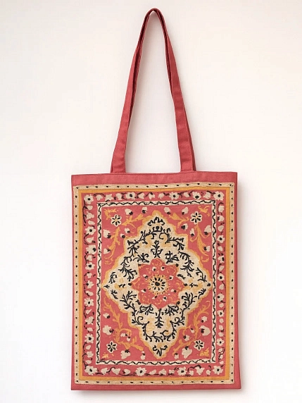 Сумка шоппер Валя Карнавалова «Ковёр», на молнии, водонепроницаемый, фото 1.