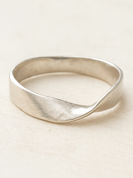 Кольцо из нейзильбера «Волна № 2», фото 1.