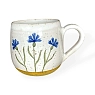 Кружка ручной работы Васильки, керамика, 400 мл, превью фото 1
