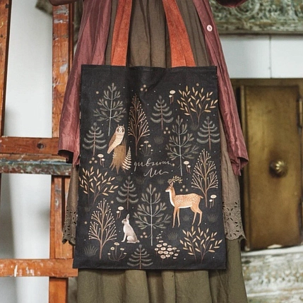 Сумка шоппер «Дивный лес», фото 1.