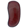 Блюдце ручной работы бордовое, керамика, 20 см, превью фото 1