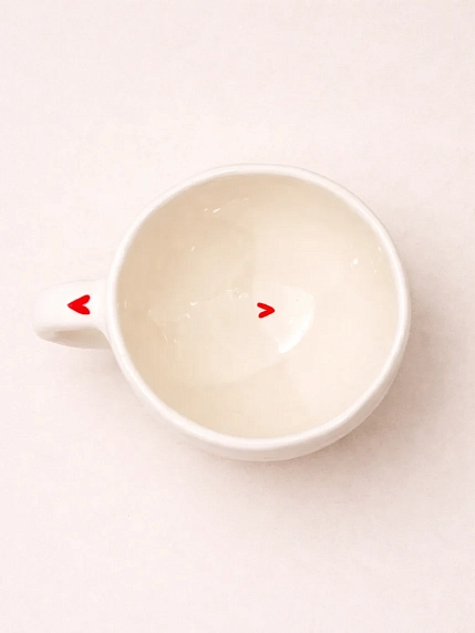 Кружка ручной работы Керамур с надписью «Piter one love», керамика, 350 мл, фото 4.