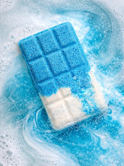 Бомбочка для ванны Nyash Nyash «Плитка шоколада», кокос, фото 2.