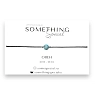 Браслет Something Special «Овен» с бирюзой на чёрной нити, превью фото 1