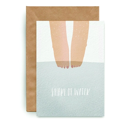 Открытка ЙЕТТИ «Shape of water», А6, фото 2.