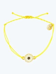 Браслет WAF WAF «Белый подсолнух», желтый
