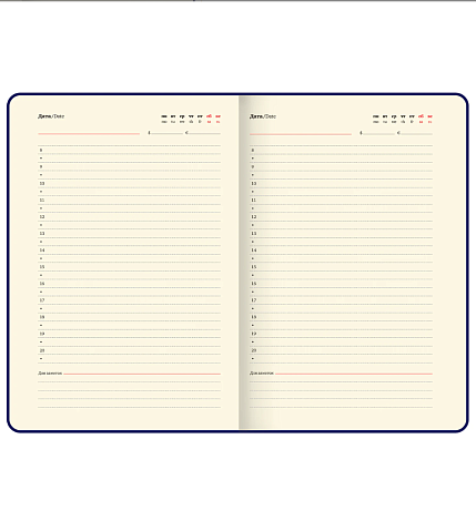 Подарочный набор с ежедневником «President» и ручкой, чёрный, фото 6.