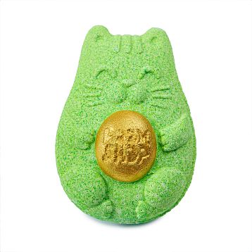 Бомбочка для ванны Boom Shop «Авокотик», зеленая, фото 1.