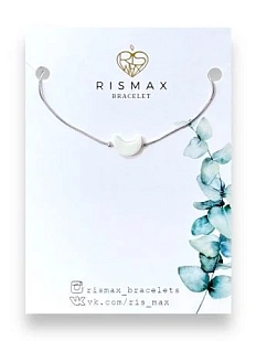 Браслет-змейка ручной работы с луной, нержавеющая сталь