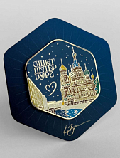 Магнит «Санкт-Петербург. Спас на Крови. Ночь», с подвесом