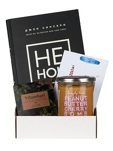 Подарочный набор с книгой «Не ной» и сладостями