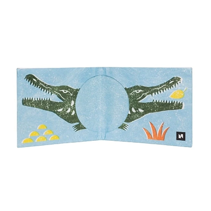 Кошелёк New Wallet «New Crocs», голубой, фото 5.