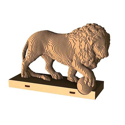 Картонный конструктор 3D «Петербургский лев», фото 1.