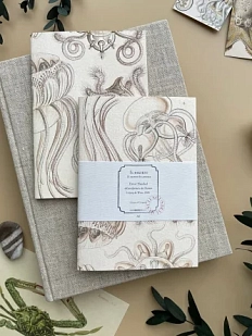 Блокнот «Narcomedusae», А6, бежевый