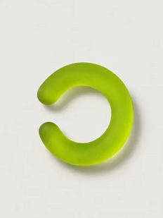 Кафф Лампджой матовый, стекло, светло-зелёный