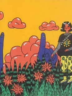 Открытка Валя Карнавалова «Панк», А6, односторонняя