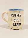 Кружка ручной работы DARI DARI «Coffee, SPb & rain», керамика, 350 мл, превью фото 1