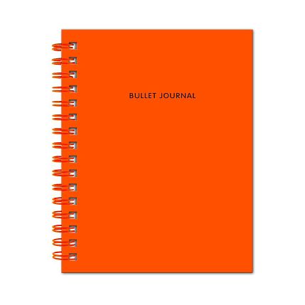 Блокнот-органайзер Bullet Journal, оранжевый, А5, фото 1.