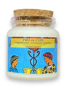 Соевая свеча Таро «Двойка кубков», 55 мл