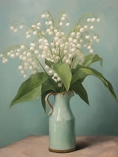 Постер интерьерный DARI DARI «Ландыши», А3