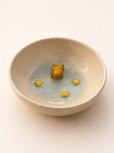 Пиала ручной работы Коврижка «Капибара», керамика, 9см