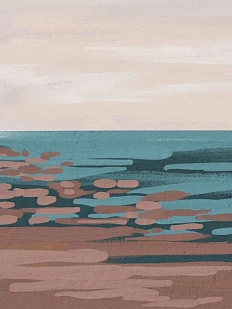 Постер интерьерный «Море №4», А3