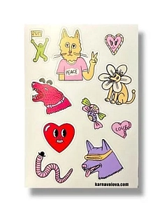 Стикерпак Валя Карнавалова «Fun», А6