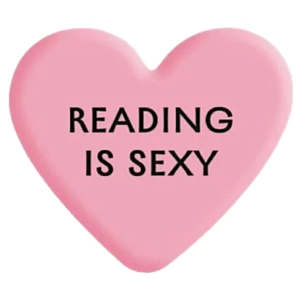 3Д Стикер на телефон Подписные изделия «Reading is sexy», объёмный, розовый, фото 1.