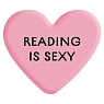3Д Стикер на телефон Подписные изделия «Reading is sexy», объёмный, розовый, превью фото 1