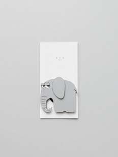 Бирка для подарка на прищепке «Слоник», BOE