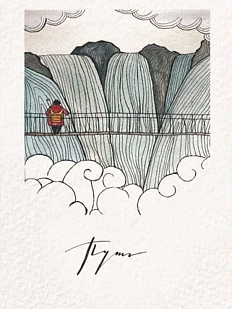 Открытка ЙЕТТИ «Путь», белая, А6