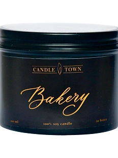 Cвеча в металлической банке «Bakery», соевый воск, хлопковый фитиль, 100 мл